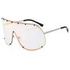 New trend, simple personality, large frame integrated sunglasses ins fashion and leisure outdoor street photography sunglasses