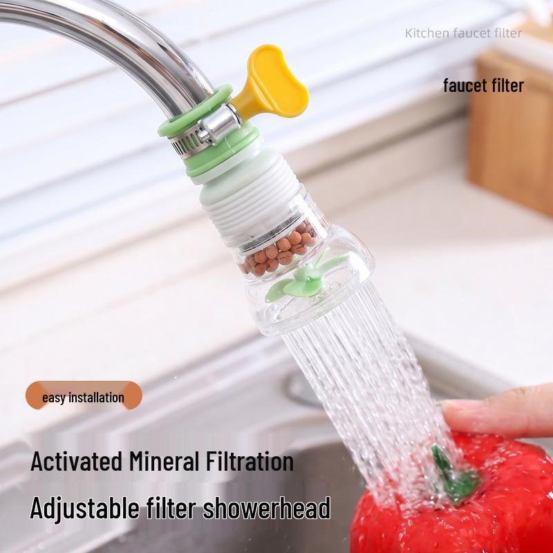 Premium Transparent Shower & Tap Water Purifier with Anti-Splash Filter Cartridge