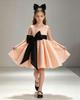 2026 Spring/Autumn Girls' Bowknot Princess Dress - Sweet Formal Birthday Party Outfit