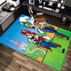 Super Mario Bros Carpet For Playroom Bedroom Living Room Sofa Home Decor Kids Game Area Rug Nonslip Floor Mat