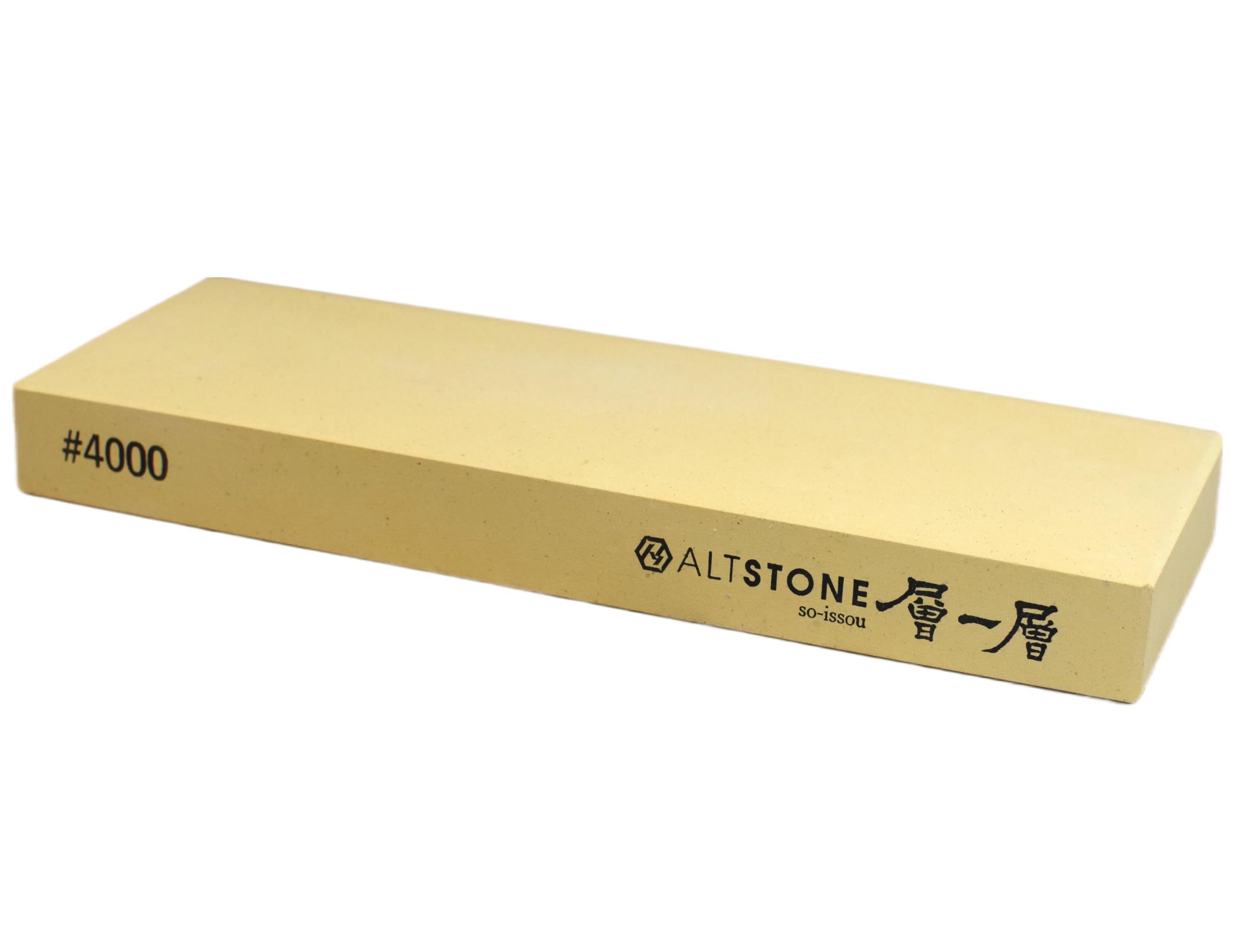 

ALTSTONE Whetstone Single Layer Finishing Whetstone Regular Size Resinoid Whetstone for Knives Made in Japan [Creamy Sharpening] #4000 (Finishing