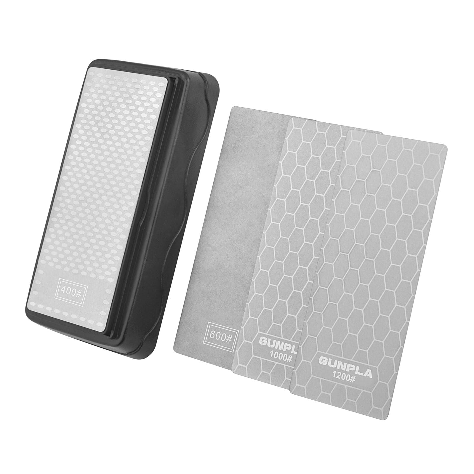 

Gunpla Knife Sharpening Stone Diamond Whetstone for Surface for Home Use Set, 400mm, 600mm, 1000mm, 1200mm, Refining, Rough/Medium/Finishing, серый