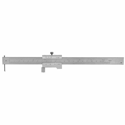 VGEBY Stainless Steel Parallel Marking Gauge Vernier Caliper Measuring Tool 0-200mm Dial Caliper Marking Caliper Measuring Tool Parallel Caliper
