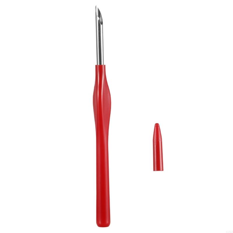 62KD Punching Needle Tool Embroidery Pen Needle with Protective Cover Easy To Use for Home and Travel Crafting