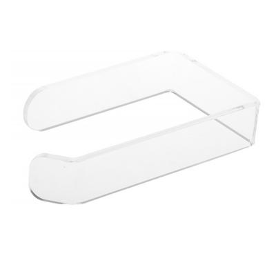 Paper Holder Acrylic Wall Mounted Bathroom Self-adhesive Rack Hook Punch-free Hanger Modern Roll Accessories Gifts