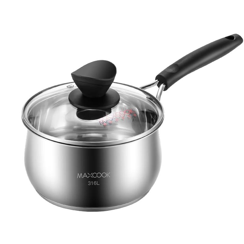 MAXCOOK Stainless Steel Milk & Saucepan for Baby Food 18cm