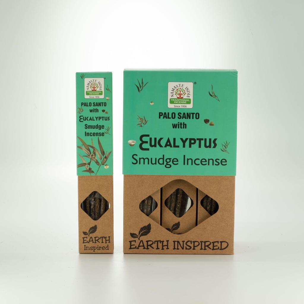 6x Earth Inspired Smudge Incense – Eucalyptus