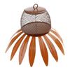 Wild Bird Feeder Anti-Rust Coneflower Outdoor Metal Bird Feeders with Stand