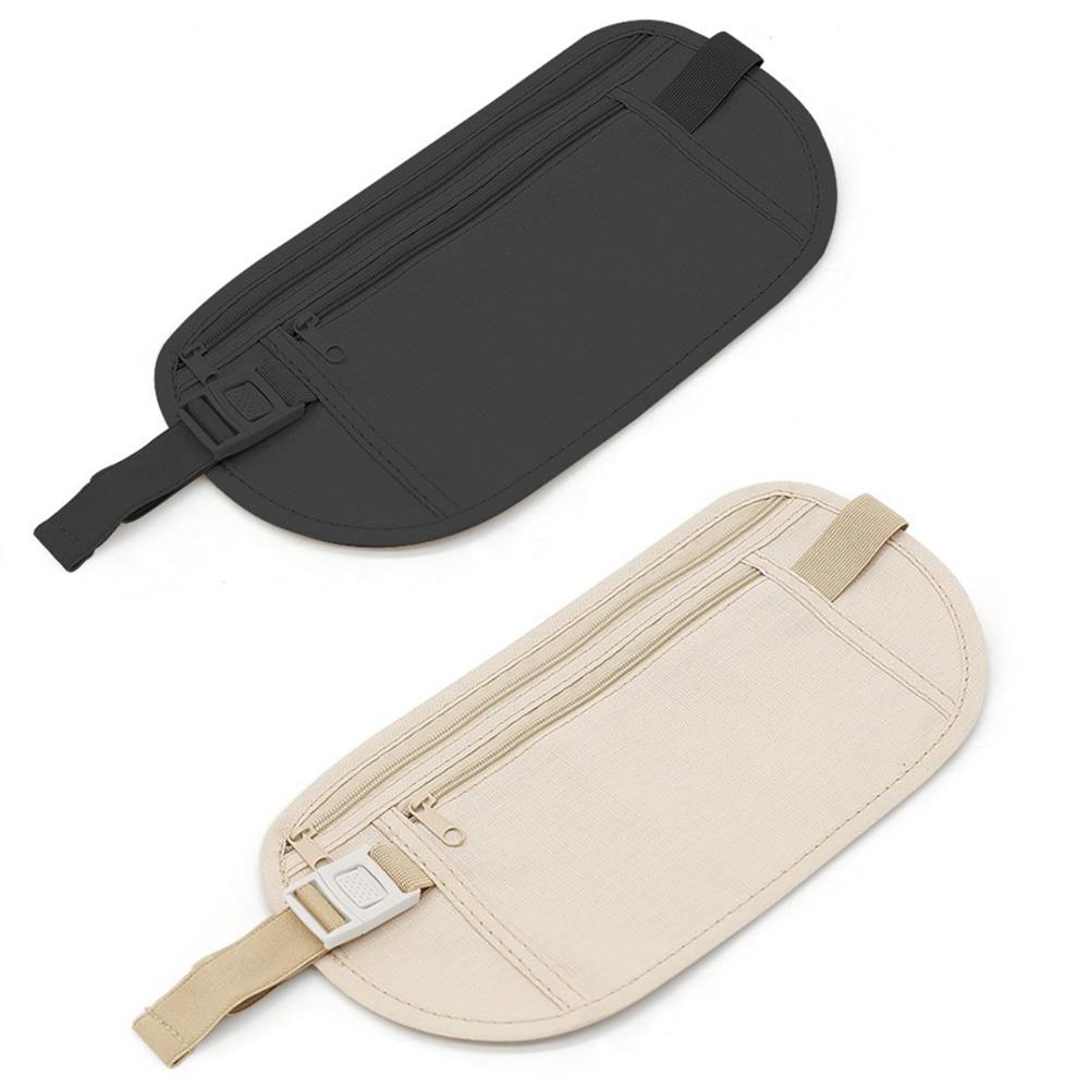 1 Stück Diebstahlsichere, unsichtbare Lauf-Gürteltasche, multifunktionale, ultradünne Reise-Handytasche für Männer und Frauen, Fahrradtasche