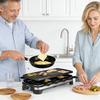 Raclette Pan with Non-Stick Coating with Insulated Handle Portable Cooking Tray for Melted Cheese Omelette Home Picnic Camping