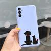 For Samsung M13 Case SM-M135F M 13 Cover Cute Cartoon Love Heart Butterfly Bumper For Samsung Galaxy M13 4G Soft Silicone Fundas