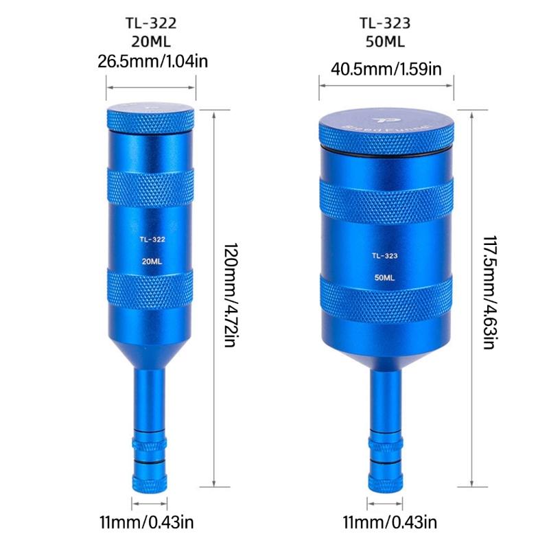 Bicycles Oil Bottle Oil Tanks Oil Container for Road Bike High Strength Aluminum Alloy Mountain Bike Oil Storage Bottle