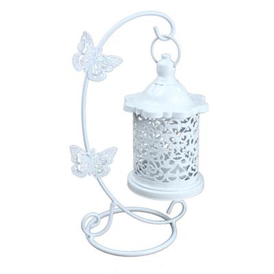 Hohler Blumen-Schmetterlings-Kerzenständer für Zuhause, Kerzenhalter, Ständer, Halterung, Raumdekoration