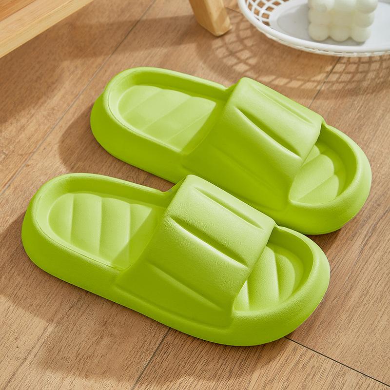 Home slippers men's summer eva thick-bottomed non-slip bathroom home wear new deodorant cool slippers women
