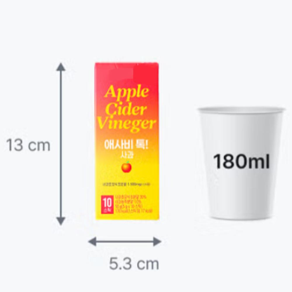 Asabi(ACV, Apple Cider Vinegar) Tok Blueberry + Apple 5 G X 20 Sticks