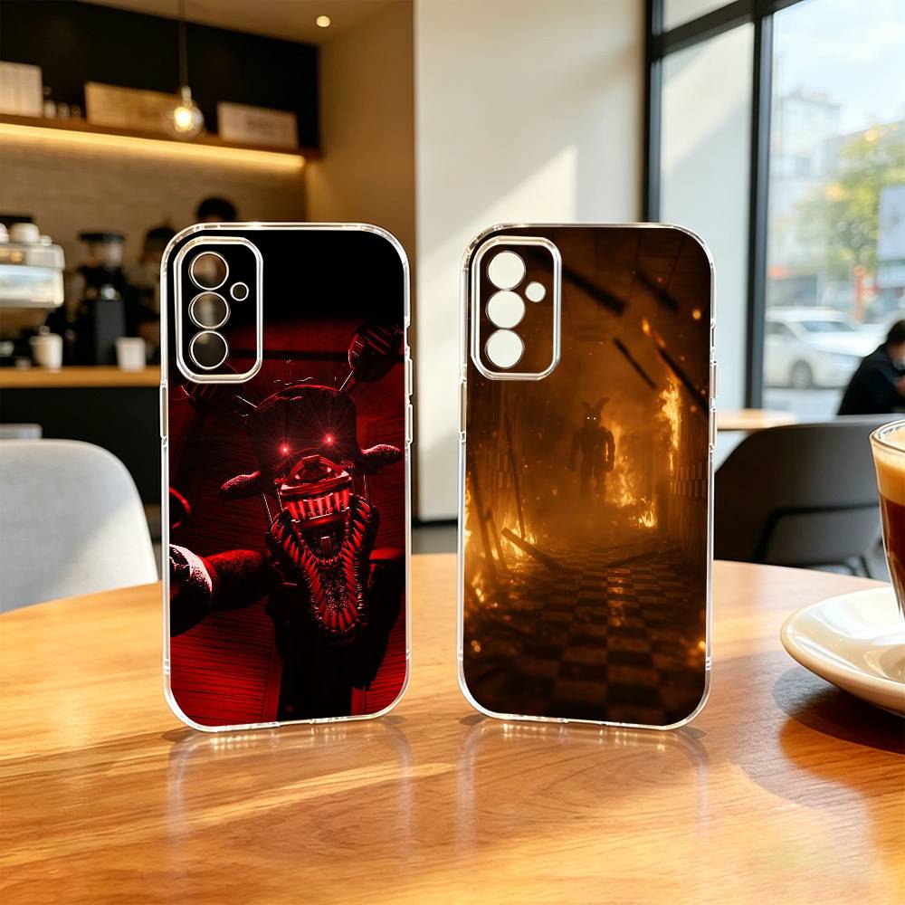 F-Five N-Nights GAME Phone Case For SamsungA10,12,20,21S,30,31,40,50,51,52,70,71 Transparent Cover