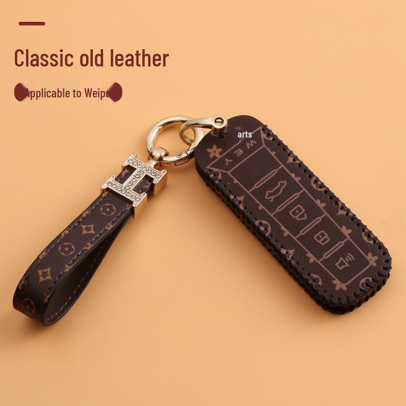 Wey VV7 Tank 300 & Mocha Car Key Cover for Great Wall, High-End Women's Key Shell