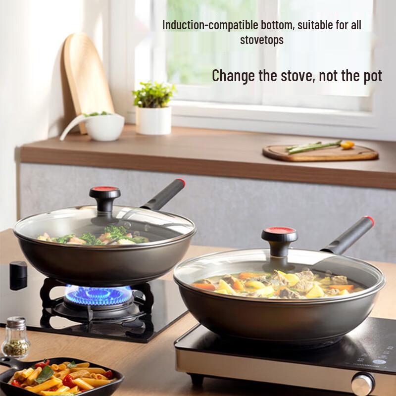 COOKER KING 32cm Non-stick Aluminum Alloy Wok