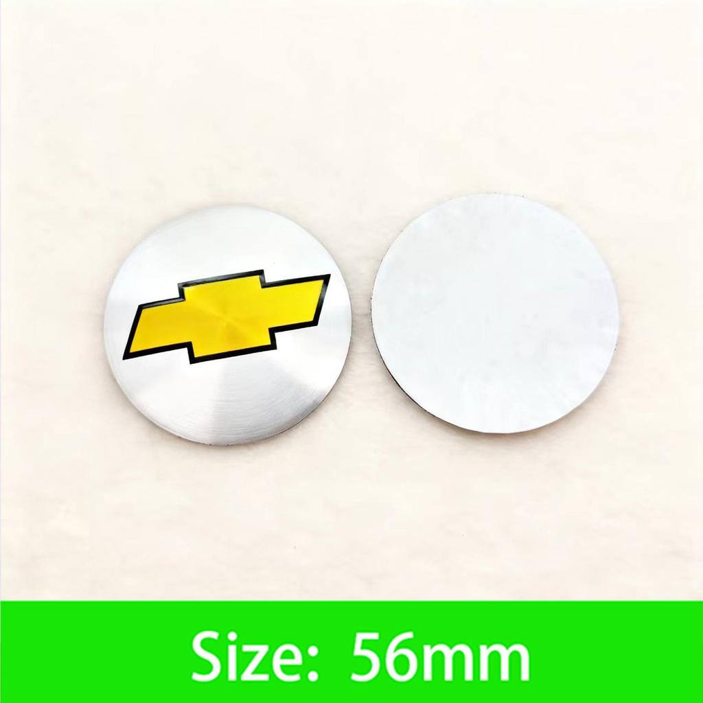 56-65mm Car Wheel Center Hub Cap Emblem Sticker Accessories For Chevrolet Cruze Sonic Silverado Trax Camaro Captiva Aveo Z71 SSR