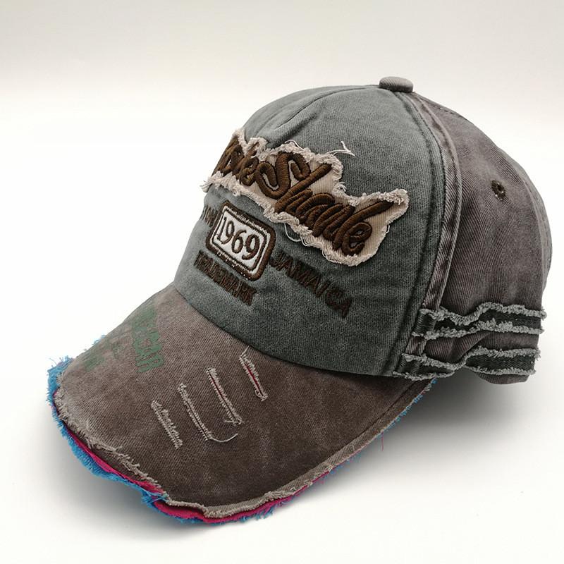 Fashion Letter Embroidered Baseball Cap With Wide Brim For Outdoor Casual Wear