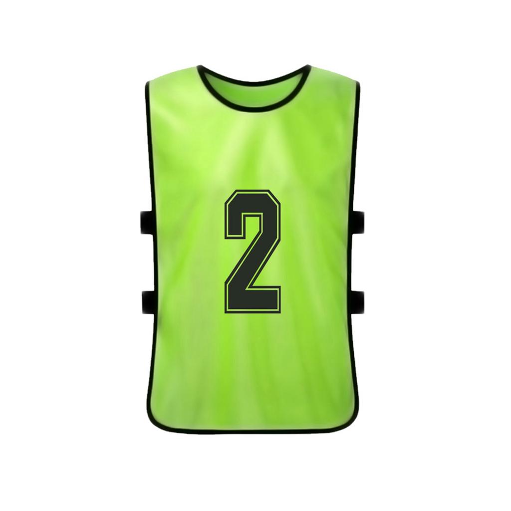 12 PCS Débardeurs de Football pour Enfants 2 Couleurs Séchage Rapide Maillots de Football Sports de Jeunes Entraînement d'Équipe de Basket-ball