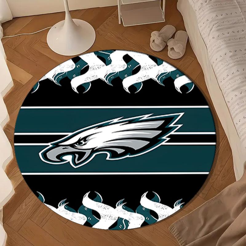 Eagle Power Philadelphia Round Mat, Anti-slip Circle Carpet Chair Rug For livingroom,Bedroom, Doormat Home Decor Gift Christmas Gifts