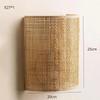 1/2/5Pcs Natural Rattan Wall Lamp Farmhouse Wall Mount Lighting Living Room Bedroom Bedside Wall Sconce Led Lighting Corridor