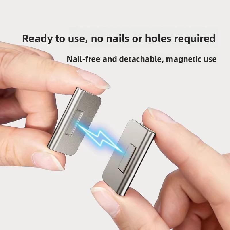 Magnetic Curtain Blind Blackout Clips - No Nails or Sewing Required for Curtain Fastening