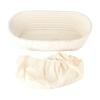 Oval Mass Proofing Handmade Bread Fermentation Banneton Brotform Wicker Rattan Basket Liner Baskets Dough Rising