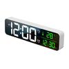 LED Digital Alarm Clocks Backlight Snooze Mute Calendar Desktop Intelligent Acoustic Control Temperature Function Clock