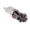 Öğütücü için 1/4" Saplı 20Mm Tel Düğüm Uçlu Fırça Paslanmaz Çelik