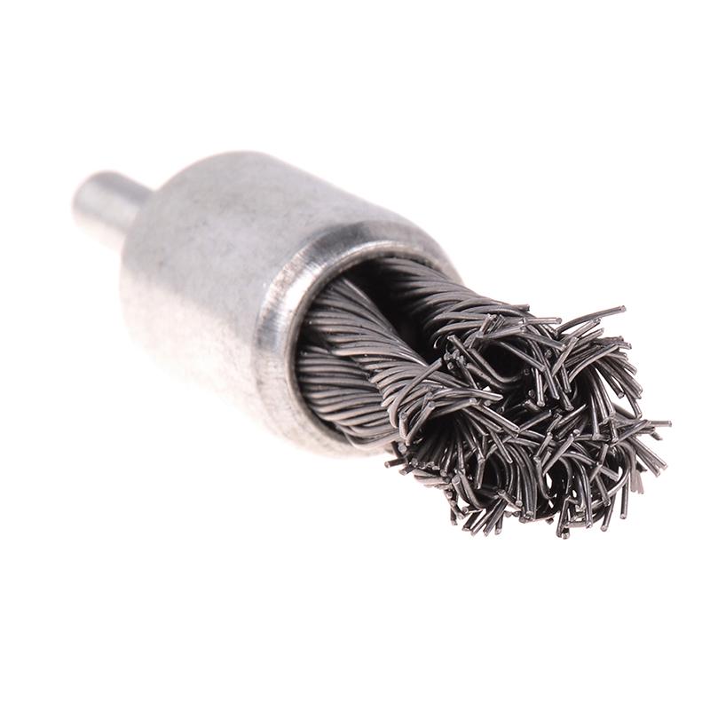 20Mm Wire Knot End Brush Stainless Steel With 1/4" Shank For Grinder
