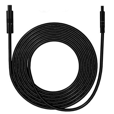 Chaslean Drive Recorder Extension Cable Rear View Camera Extension Cable 4 Pin 4M Exclusive for Rear Camera Waterproof Shockproof 24v/12v (Black)