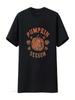 Pumpkin Season Distressed T Shirt Fall Halloween Vintage Style Orange Leafs Thanksgiving Autumn Vintage Washed
