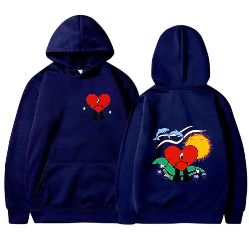 Funny Bad Bunny Hoodies Un Verano Sin Ti Print Men Women Streetwear Hoodie Hooded Sweatshirts Pullover Unisex Tracksuit Clothing