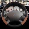 for Ford Focus MK1 Car Steering Wheel Cover 9 Colors PU Leather Non-slip Auto Accessories interior Fast Shipping