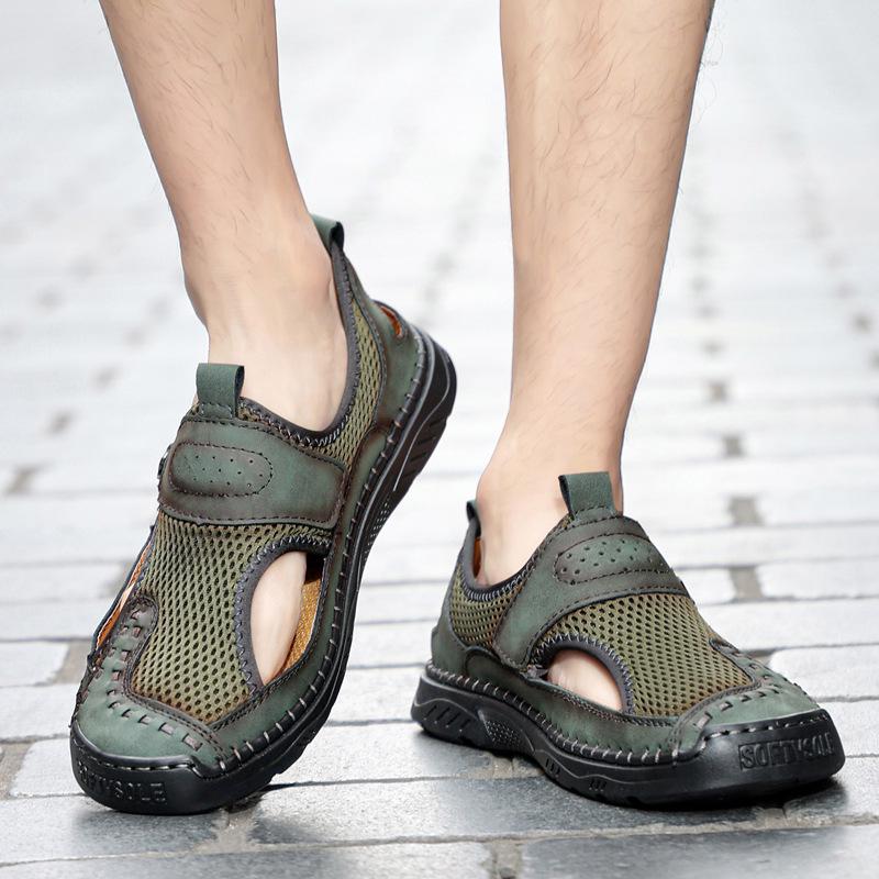 Large Men's Outdoor Breathable Water Crossing Trekking Shoes