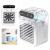 Mini Air Conditioner Desk Fan Quiet Water Cooler 500Ml Led