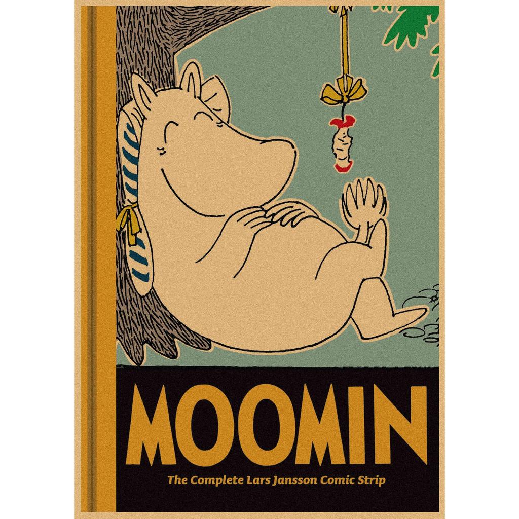 Moomin Family Retro Cartoon Poster Wall Art Mural 397