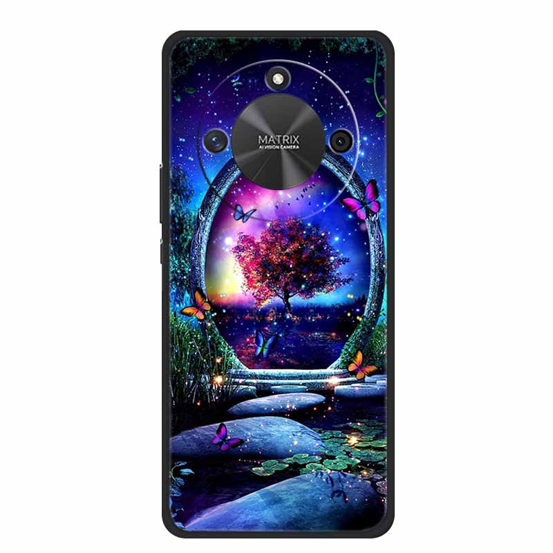 Phone Case For Honor X60 5G Back Cover Case HonorX60 Black Silicone Soft Funda For Honor X9c Smart Case HonorX9c Smart Coque Bag
