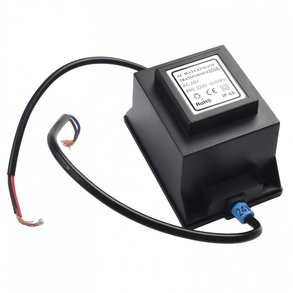 24V AC/AC Power Transformer Cable 0.3m Epoxy Resin