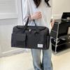 2025 summer new simple, lightweight and large-capacity travel bag Oxford Buttot bag, going out to commute and storing large bags