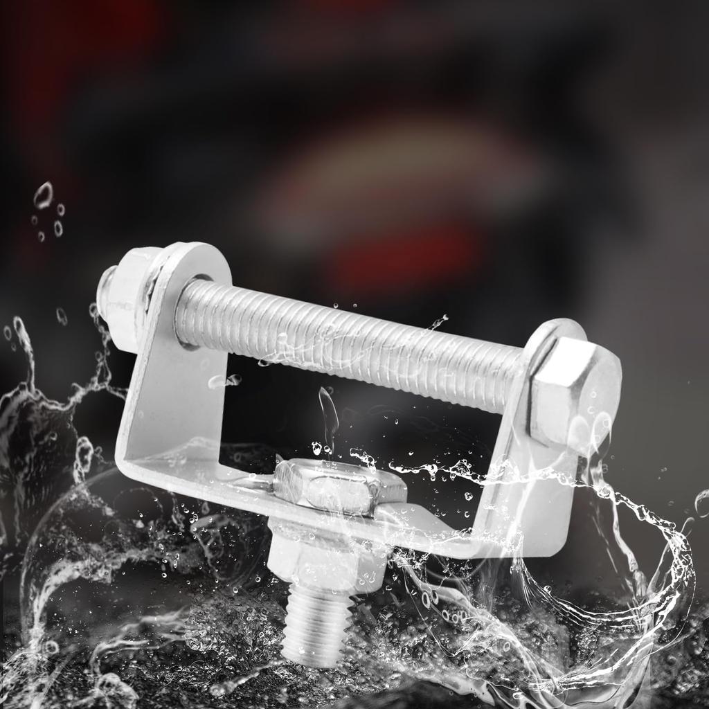 Suporte para Luz de Trabalho Biqing, Suporte de Montagem, Suporte para Farol de Nevoeiro, 1,6 polegadas (40 mm), Moto de Motocross, Bicicleta, Patinete, Prata