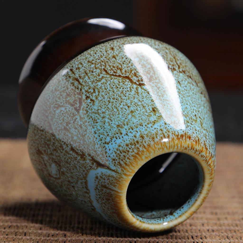 Miska na matcha s výlevkou Japonská miska na matcha Keramická Tradiční pec Změna Nádobí na přípravu čaje Pro kuchyňskou dekoraci Halloween