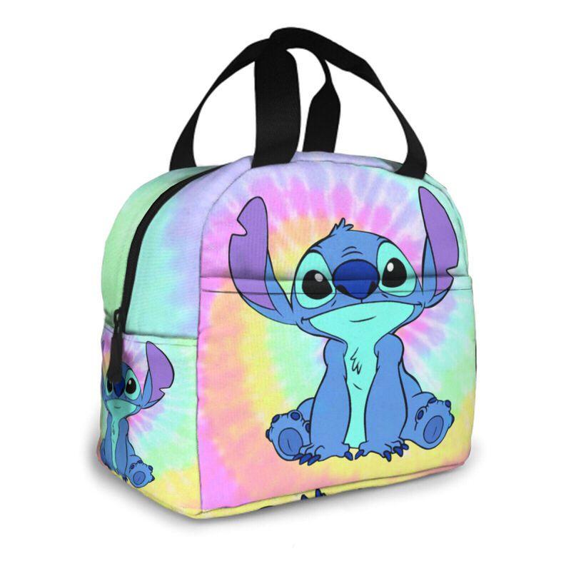 Lilo Stitch Insulated Lunch Bag For Kids School Waterproof Wear-resistant And Dirt-proof