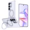 Glitter Bling Rotatable Ring Holder Magnetic Case For Samsung S26 S25 S24 S23 Ultra S25 FE Stand Shockproof Protective Cover