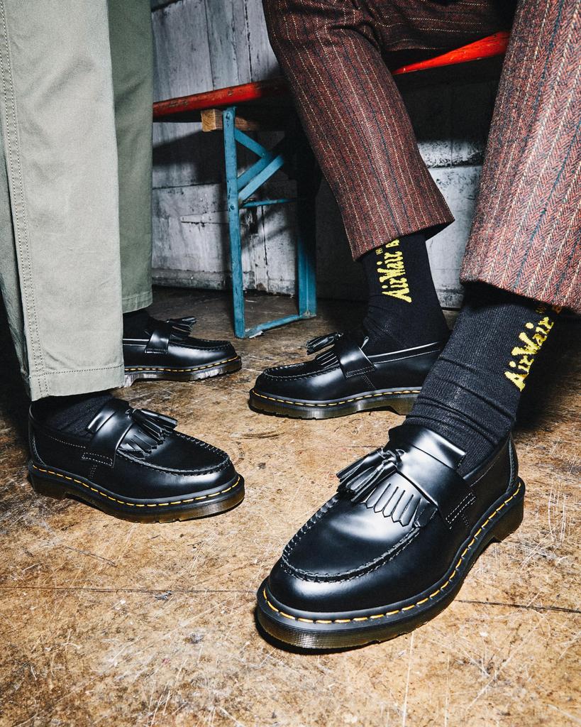 Dr. Martens Adrian YS Tassel Loafers Black UK 7 (26 Cm)