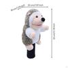Golf Driver Headcover Furry Animal Cute Soft Club Cover