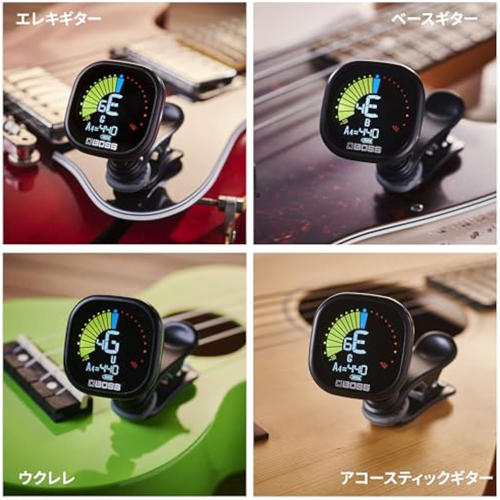 BOSS TU-05 Boss Clip Tuner, Large Color Display, Up to 10 Hours of Continuous Use, Auto Power Off...