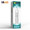 Silicone Penis Sleeves Reusable Condoms Cock Enlarger Penis Erection Sex Toy for Men Transparent Penis Enlargement Men Sex Toys
